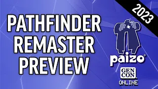 Gen Con 2023: Pathfinder Remaster Preview