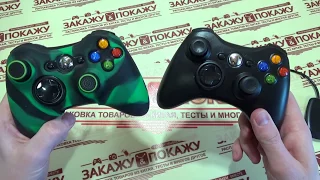 Распаковка и обзор копии беспроводного геймпада Xbox 360 из Китая с Aliexpress