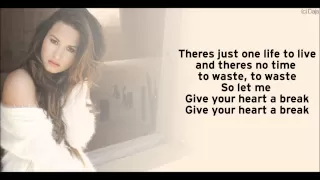 Demi Lovato - Give Your Heart A Break (Acoustic Version/Lyrics)
