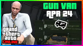 Gun Van Location TODAY April 24 | How to Unlock Railgun | GTA Online Gun Van Location Today