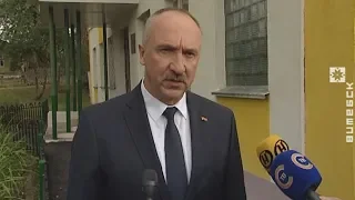 Генеральный прокурор и профсоюзный лидер Беларуси побывали в Городке (29.08 2018)