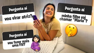 O BEBÊ JÁ TEM NOME? MAIS UMA FIV? VOU SER ATRIZ? *Respondendo Perguntas* | Amanda Lunelli