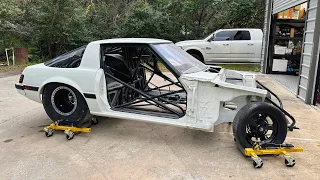 First Gen RX7 no-prep drag car build. Tearing it all apart