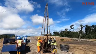 A Soil Investigation Work (Borehole Drilling: SPT & Rock Coring)