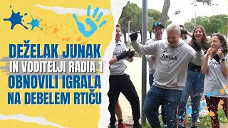 WOW: Deželak Junak in voditelji Radia 1 obnovili obrabljena igrala na Debelem Rtiču