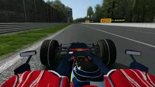 F1 2008 rFactor | Sebastian Vettel Toro Rosso STR3 Onboard Lap Monza