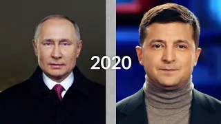 Почувствуй разницу: новогодние обращения Путина и Зеленского
