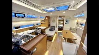 Jeanneau 410 Sun Odyssey Malta interior walk-through