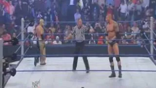 WWE Smackdown 12/18/09 Batista vs. Rey Mysterio #1 Contender's Match for WHC Part 1/2 (HQ)