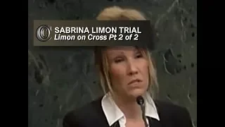 SABRINA LIMON TRIAL - 🍿🍿  Limon on Cross Pt 2 of 2 (2017)