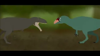 Quick fights: Giganotosaurus carolinii vs Acrocanthosaurus atokensis