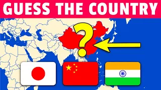 Guess The Country on The Map 📍 | Geography Quiz 🌎