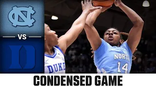 North Carolina vs. Duke Condensed Game | 2022-23 ACC Women’s Basketball