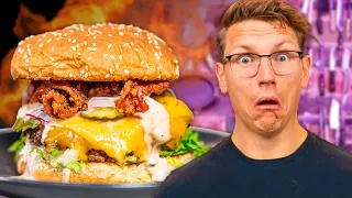 @mythicalkitchen‘s Josh makes the BEST BURGER HE CAN in UNDER 10 Minutes
