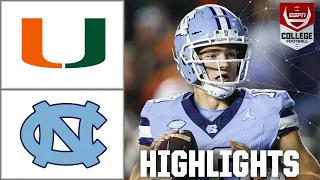 Miami Hurricanes vs. North Carolina Tar Heels | Full Game Highlights