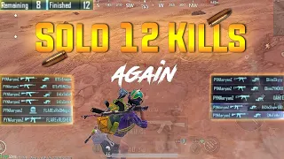 SOLO 12 FINISHES IN FYD PAID SCRIMS | HIGHLIGHTS | IPHONE 13 | BGMI POV