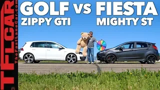 Game Show: Is the Volkswagen Golf GTI Faster Than a Ford Fiesta ST? Ep.3