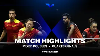 Maria X./Alvaro R. vs Manika B./Sathiyan G. | XD | WTT Star Contender ESS 2022 (QF)