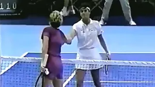 Monica Seles vs Gabriela Sabatini 1991 WTA Championships SF Highlights