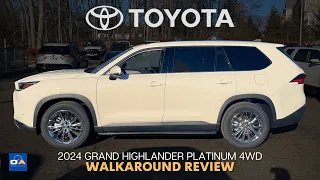 2024 Toyota Grand Highlander Platinum | The Highlander Just Got Even Better! | Walkaround Review