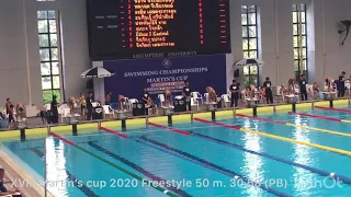 Freestyle 50 m. 11 years old 30.58 (PB)