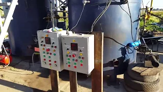 Видео работы установки: пиролизная установка ЭкоФорт