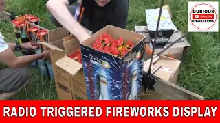 DuB-EnG: Professional FIREWORKS setup - behind the scenes and a home made diy rocket! Epic display!