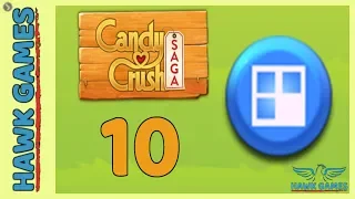 Candy Crush Saga 🎪 Level 10 Hard (Jelly level) - 3 Stars Walkthrough, No Boosters