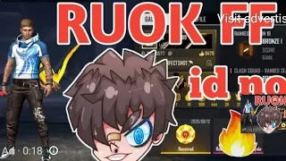 Ruok 999 ff uid || Ruok ff id || #short #freefireshorts