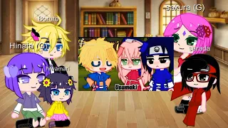 la familia de Naruto y Sasuke reaccionan al sasunaru 😅👌