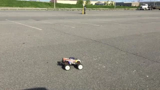 Traxxas t-maxx brushless on 6s upgraded the steering servo