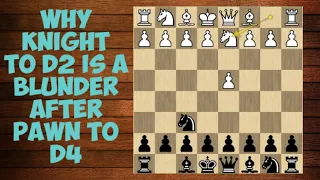 WHY NO ONE PLAYS ND2 AFTER D4 | Chess Best Traps | @SKYEchess