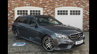 2016 MERCEDES-BENZ E350 BLUETEC AMG NIGHT EDITION PREMIUM PLUS ESTATE IN TENORITE GREY METALLIC