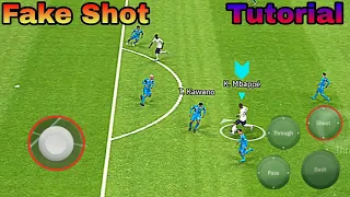 Fake Shot Tutorial Efootball 2023 Mobile | How To Perform Fake Shot?