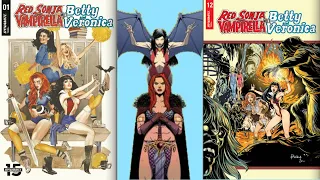 Red Sonja and Vampirella meet Betty and Veronica Dynamite Comics Series Review