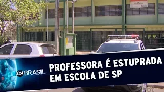 Professora é estuprada em estacionamento de escola em SP | SBT Brasil (30/09/19)