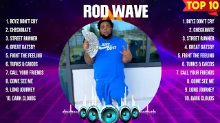 Rod Wave Greatest Hits 2024 - Pop Music Mix - Top 10 Hits Of All Time