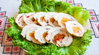 РУЛЕТИКИ из куриного филе с курагой РУЛЕТИКИ з курячого філе з курагою