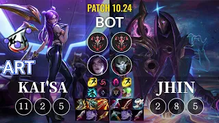 RJ Art Kai'Sa vs Jhin Bot - KR Patch 10.24