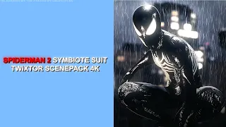 Spiderman 2 symbiote suit twixtor scenepack 4k