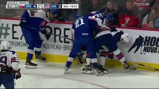 Adam Gajan #30 - Shift by Shift (12/28/2022; Slovakia vs Team USA)