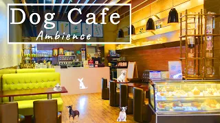 Dog Coffee Shop Ambience & Jazz Music - Cafe Music,Dog Sound,Relax Cafe ASMR - Relaxation,Study,Work