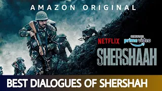 Iconic Dialogues Of SHERSHAH | Shershah | Amazon prime video × Netflix Originals |