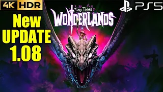 Tiny Tina's Wonderlands New Update 1.08 Patch PS5 Performance Mode Gameplay Walkthrough 4K 60FPS HDR