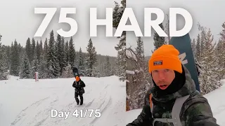 Solo Hike and Snowboard in Colorado | 75 Hard Day 41