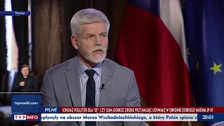 „Gość Wiadomości”. Prezydent Czech Petr Pavel