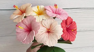 Quilling Hibiscus Flowers & Plumeria Flowers | DIY