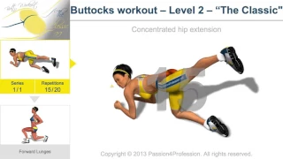 Buttocks workout Level 2   The best butt workout