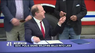 Governor Polis visits Colorado Springs and signs three wildfire bills into law