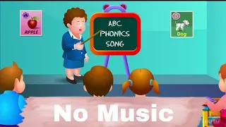 ABC Phonics Song | No Music | Vocal | بدون موسیقی